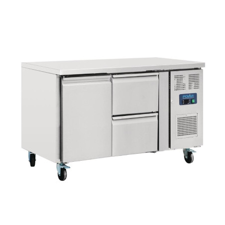 Hladilna miza 1 vrata 2 predala - 228 L - Polar - Fourniresto