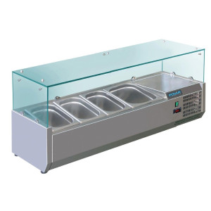 Hladilna vitrina za sestavine 3x GN 1/3 in 1x GN 1/2 serija G - Polar - Fourniresto