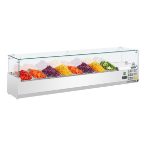 Hladilna vitrina za sestavine - 8 posod GN 1/3 - Polar - Fourniresto