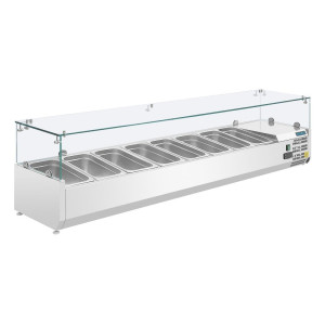 Hladilna vitrina za sestavine - 8 posod GN 1/3 - Polar - Fourniresto