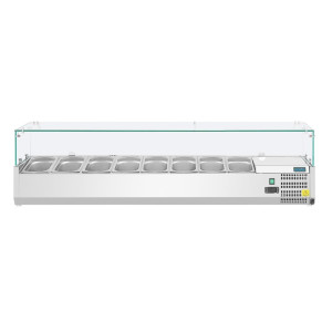Hladilna vitrina za sestavine - 8 posod GN 1/3 - Polar - Fourniresto