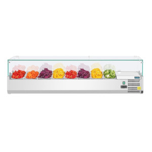 Hladilna vitrina za sestavine - 8 posod GN 1/3 - Polar - Fourniresto