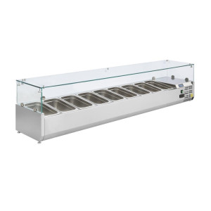 Hladilna vitrina za sestavine - 9 posod GN 1/3 - Polar - Fourniresto