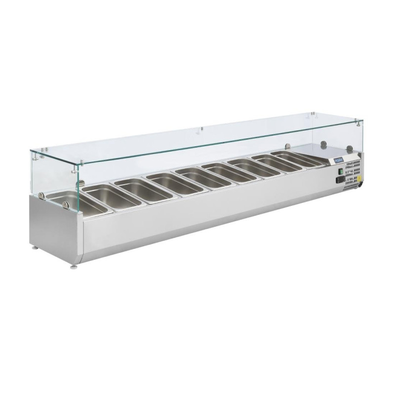 Hladilna vitrina za sestavine - 9 posod GN 1/3 - Polar - Fourniresto