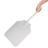 Lopar za pico iz aluminija s lesenim ročajem - 305 x 355 mm - Vogue - Fourniresto