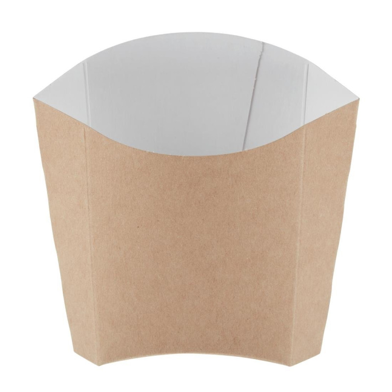 Škatle za srednje velike kompostabilne kraft papirnate posode za pomfri - Paket 1000 - Colpac - Fourniresto Škatle za srednje velike kompostabilne kraft papirnate posode za pomfri - Paket 1000 - Colpac - Fourniresto