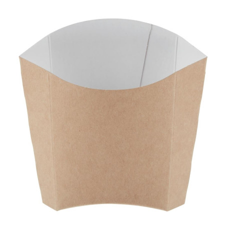 Škatle za srednje velike kompostabilne kraft papirnate posode za pomfri - Paket 1000 - Colpac - Fourniresto