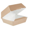 Velike kompostabilne škatle za burgerje Kraft - P 135mm - Paket 250 - Colpac