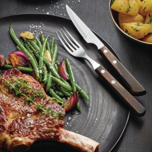 Noži za steak Tramontina Chuletero iz nerjavečega jekla - Komplet 6 kosov - FourniResto