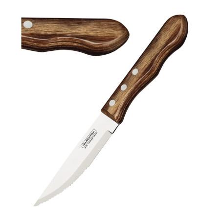 Couteaux À Steak Tramontina Jumbo en Inox - Lot De 4 - FourniResto Couteaux À Steak Tramontina Jumbo en Inox - Lot De 4 - FourniResto