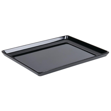Melamine GN1/2 Float Black Tray - APS - Fourniresto Melamine GN1/2 Float Black Tray - APS - Fourniresto