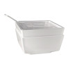 Pokrov kvadratne oblike Transparent Float - 190 X 190 mm - APS - Fourniresto