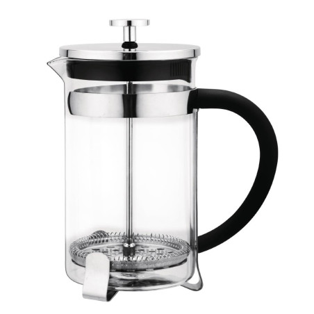 Cafetiera s stiskalnico iz nerjavečega jekla, 6 skodelic - 0,8L - Olympia