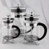 Cafetiera s stiskalnico iz nerjavečega jekla, 6 skodelic - 0,8L - Olympia