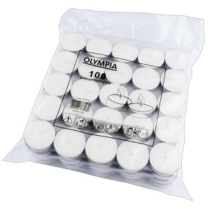 Sveče za ogrevanje 4 ure - paket 100 kosov - Olympia - Fourniresto