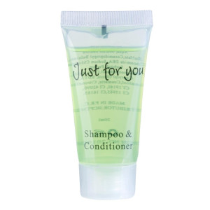 Šampon in balzam samo zate - 20 ml - paket 100 - FourniResto - Fourniresto