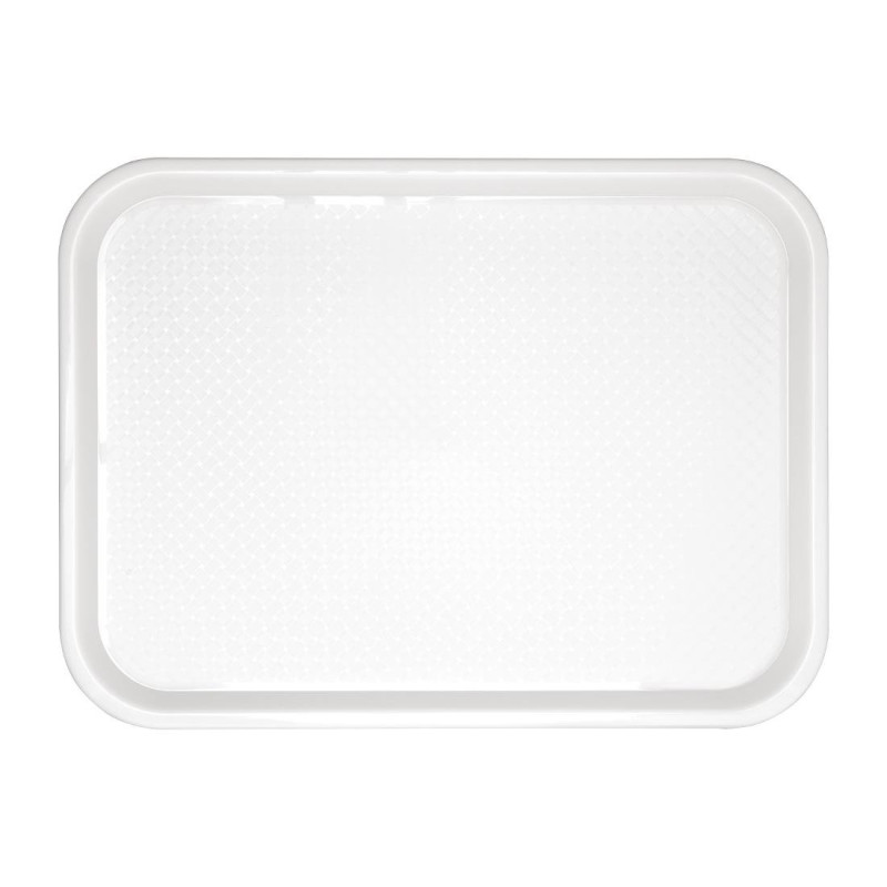 Plateau Fast Food En Plastique Blanc 345 X 265Mm - Olympia KRISTALLON - Fourniresto Plateau Fast Food En Plastique Blanc 345 X 265Mm - Olympia KRISTALLON - Fourniresto