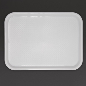 Plastični pladenj za hitro prehrano bel 345 x 265 mm - Olympia KRISTALLON - Fourniresto