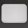 Plastični pladenj za hitro prehrano bel 345 x 265 mm - Olympia KRISTALLON - Fourniresto