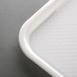 Plastični pladenj za hitro prehrano bel 345 x 265 mm - Olympia KRISTALLON - Fourniresto
