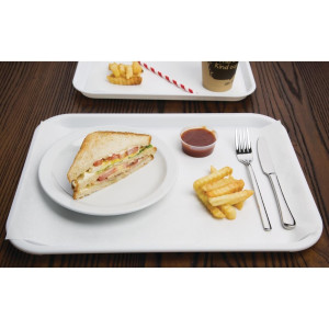 Pladen za samopostrežno strežbo 305 x 415 mm bel - Olympia KRISTALLON - Fourniresto