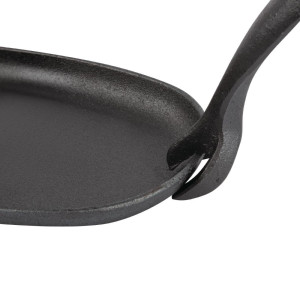 Litoželezna ovalna posoda 240x140mm - Olympia - Fourniresto
