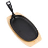 Litoželezna ovalna posoda 240x140mm - Olympia - Fourniresto
