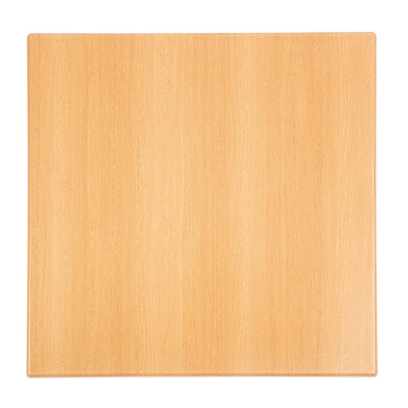 Miza s kvadratno ploščo iz bukovega lesa - 600mm - Bolero Miza s kvadratno ploščo iz bukovega lesa - 600mm - Bolero