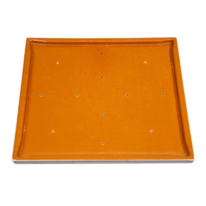 Kvadratna miza v temno rjavi barvi - 600 mm - Bolero
