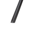 Miza Bistro kvadratna iz jekla z izrezom - črna - 700 mm - Bolero - Fourniresto