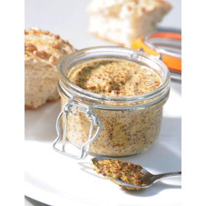 Kozarec za vlaganje s sponko - 125 ml - FourniResto - Fourniresto