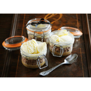Kozarec za vlaganje s sponko - 125 ml - FourniResto - Fourniresto