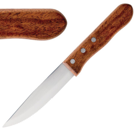 Noži za steak Jumbo s palisandrovim ročajem - 12 kosov - Olympia