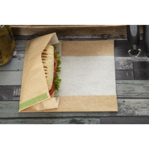 Vrečke Panini Kraft Kompostabilne - Paket 500 - Vegware