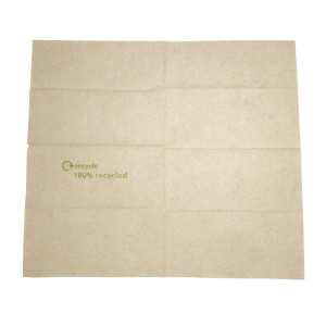 Brisače 1-slojni iz recikliranega papirja s distributerjem 320 x 300mm - paket 6000 - FourniResto