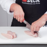 Nož Santoku z vdolbinami Red Spirit - 180mm - Dick