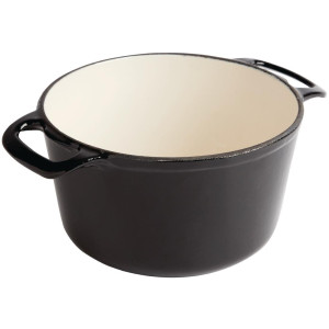 Cocotte Okrogla Črna - 3,2L - Vogue