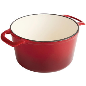Cocotte Okrogla Rdeča - 3,2L - Vogue