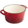 Cocotte Okrogla Rdeča - 3,2L - Vogue