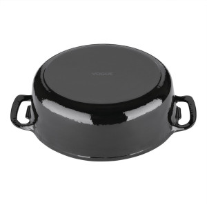 Cocotte Ovalna Črna - 5L - Vogue