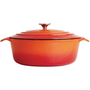 Cocotte Ovalna oranžna - 5L - Vogue