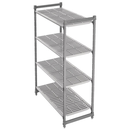Enota s 4 policami s prosojno mrežo - Š 1530 x G 460 mm - Cambro