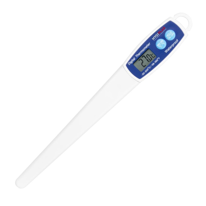 Digitalni termometer odporen na vodo - Hygiplas - Fourniresto Digitalni termometer odporen na vodo - Hygiplas - Fourniresto