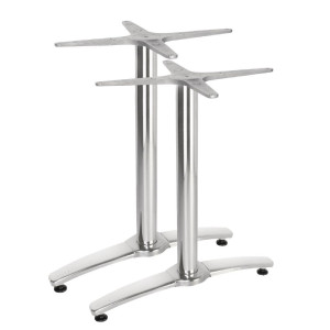 Dvojna aluminijasta miza - komplet 2 - Bolero