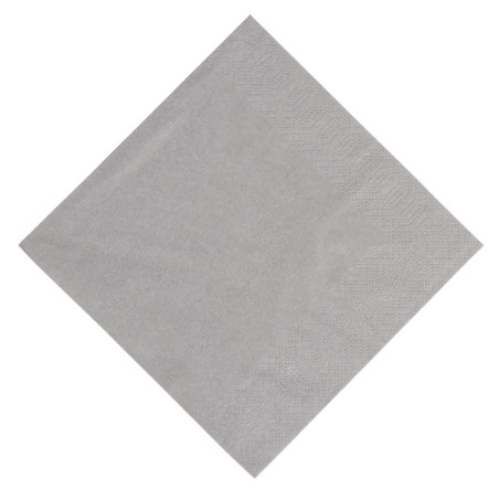 Brisače za prigrizke iz sive granitne kompostabilne biorazgradljive tkanine - 3 plasti - 30x30 - Paket 1000 - FourniResto - Four