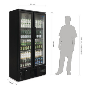 Zadnji bar Vertikalni Dvojna vrata Polar serija G - 490L - Polar