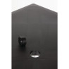 Kvadratna miza z črnimi aluminijastimi nogami 750mm - Bolero - Fourniresto