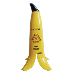 Krožnik za sladoled z drsnim dnom večjezična banana - FourniResto