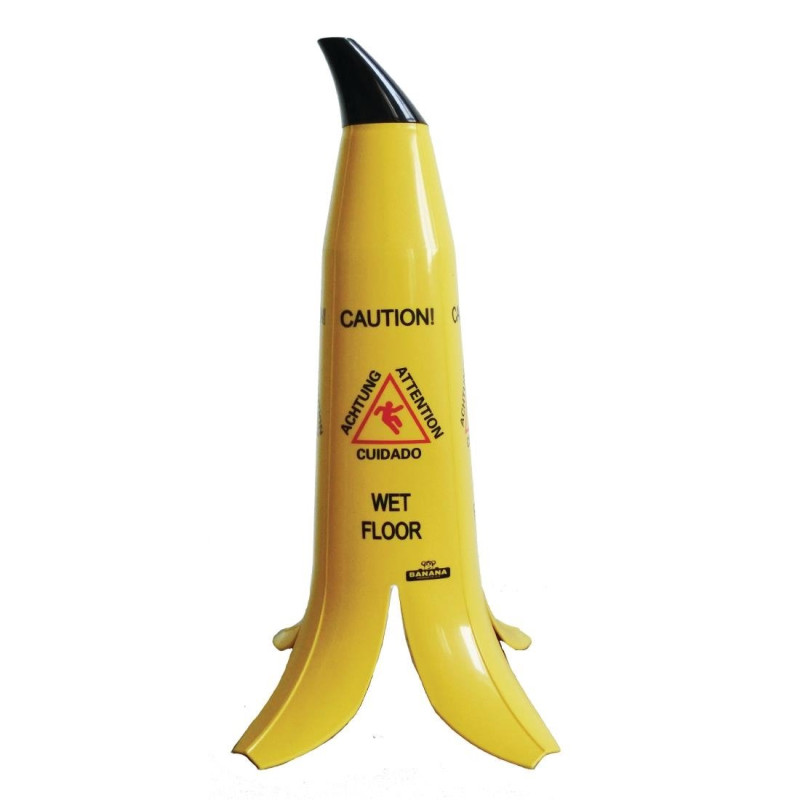 Krožnik za sladoled z drsnim dnom večjezična banana - FourniResto