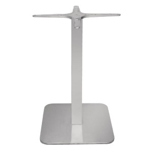 Miza s kvadratno inox podnožje - L 400mm - Bolero